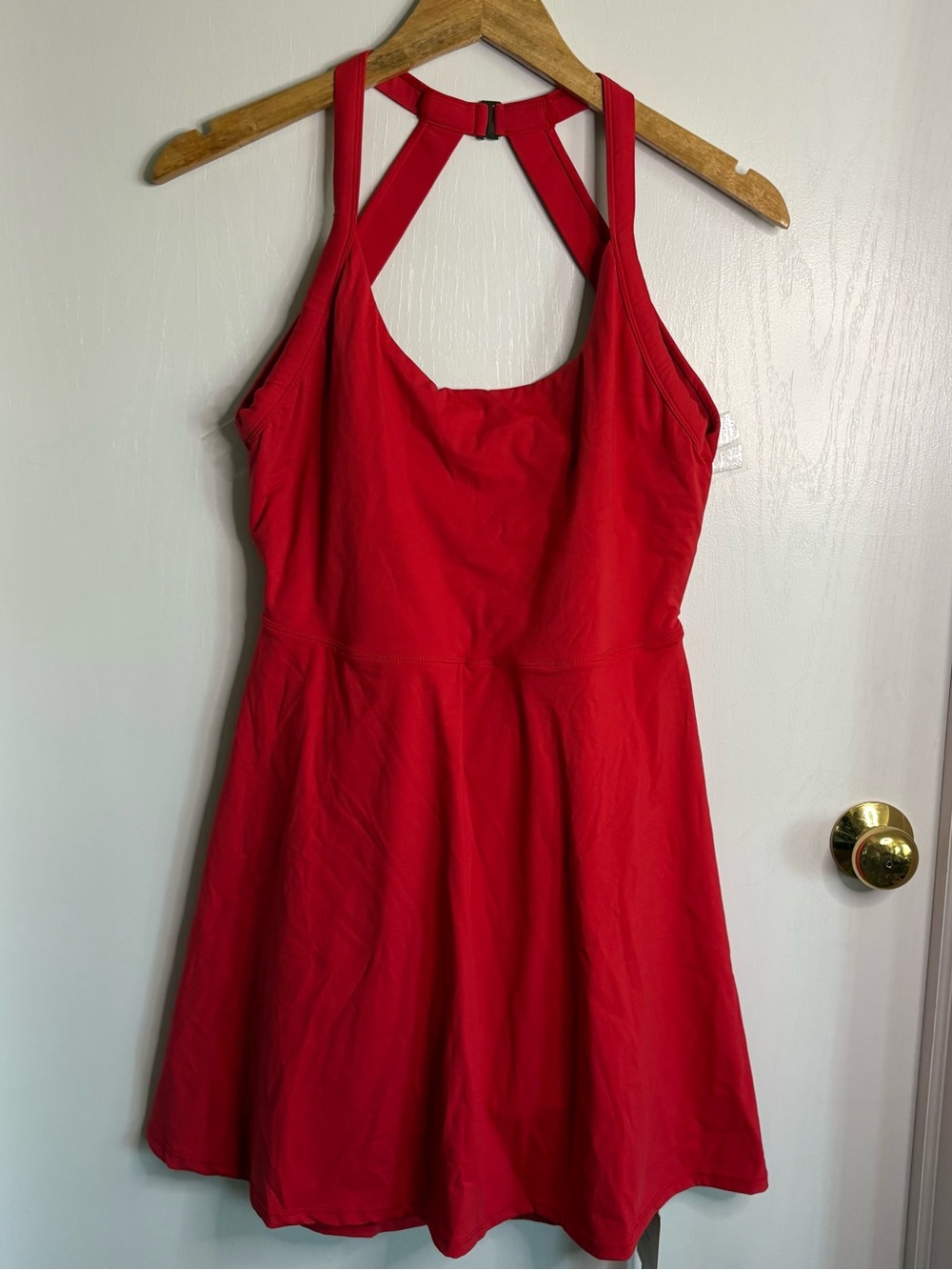 Halara NWT SzL SoftlyZero™ Airy Backless Twisted Flare Dance Active Dress Tennis